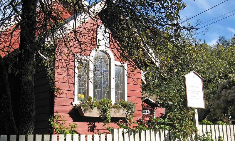 United Church is one of several religious communities on Bowen