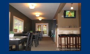 Enjoy something to eat or drink at the Golf Course clubhouse