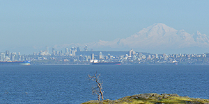 Vancouver seen from Seymour Shores